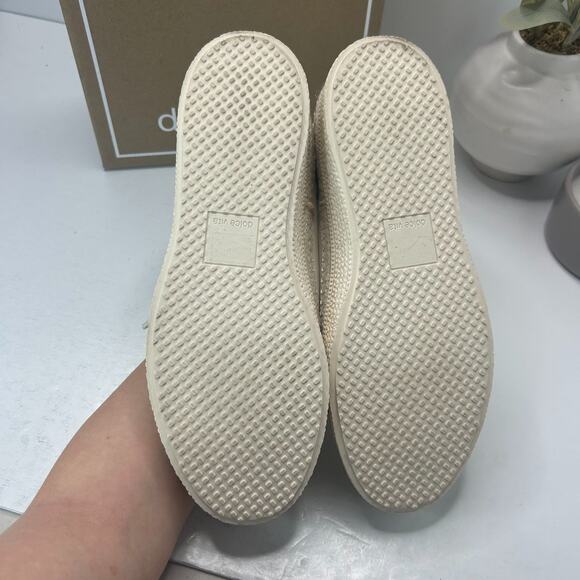 Dolce Vita Lennix Lace Up White Leather Sneakers Platform Hybrid Women's US 9 - Picture 8 of 11